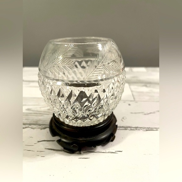 Accents Vintage Cut Glass Candle Holder Poshmark
